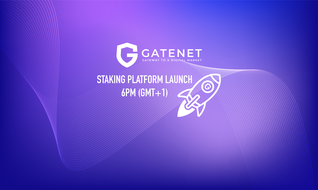 GATENet Staking Platform To Go-Live 